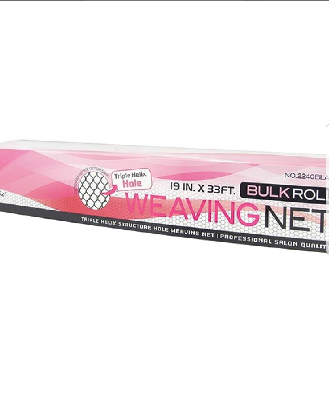 DELUXE WEAVING NET BULK 19×33 BLACK
