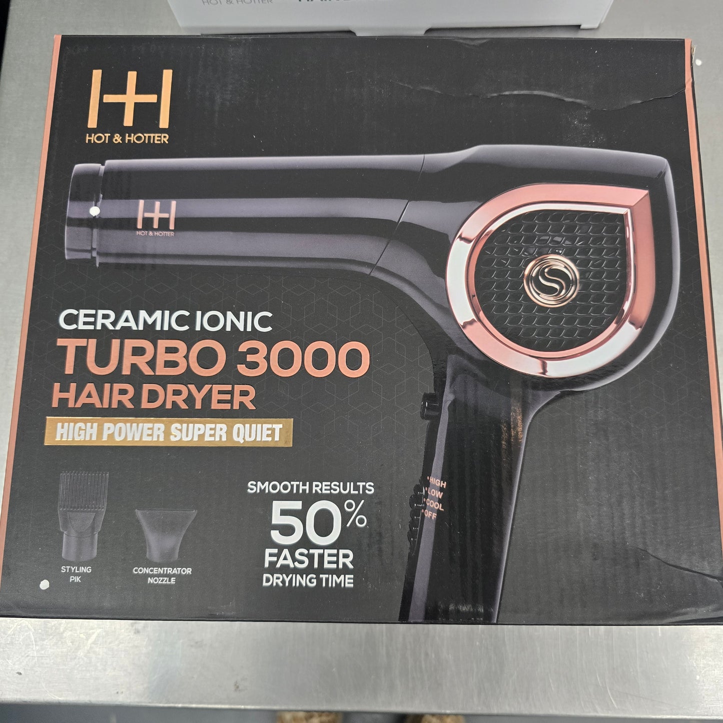 Hot & Hotter Ceramic turbo 3000 Hair Dryer