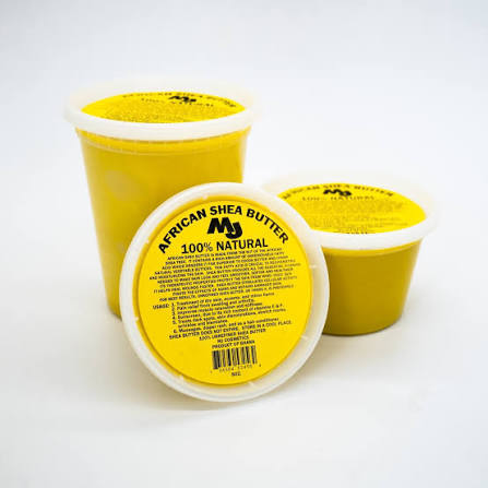 AFRICAN SHEA BUTTER- MJ 100% NATURAL - YELLOW