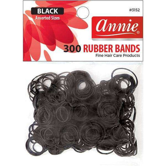 Annie Rubber Bands #300 Black