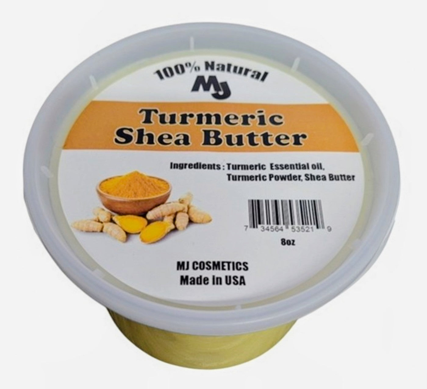 My 100% Natural Turmeric Shea Butter 8oz
