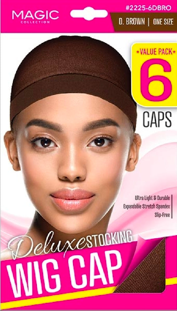 MAGIC Deluxe Stocking Wig Cap 6 Caps