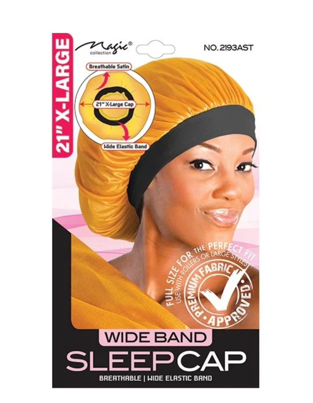 Magic Collection wide band sleep cap X-Large