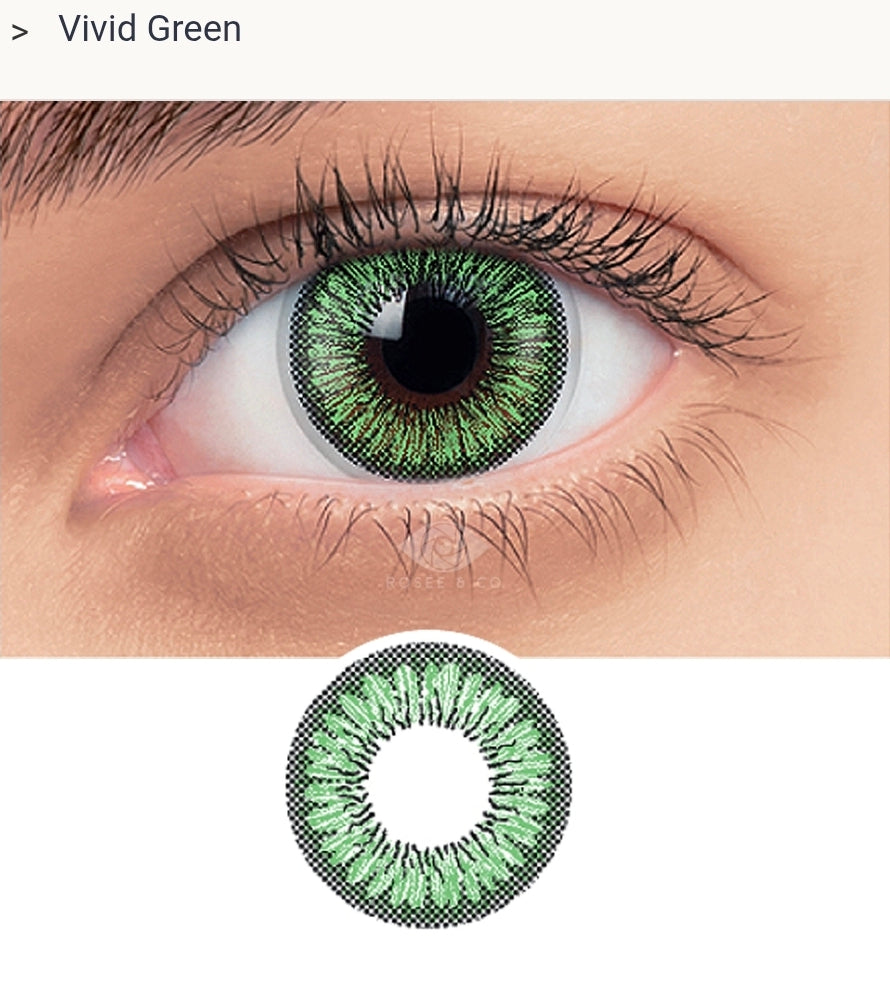 Roseé & Co. MINT-Classic Eye Contact Lenses