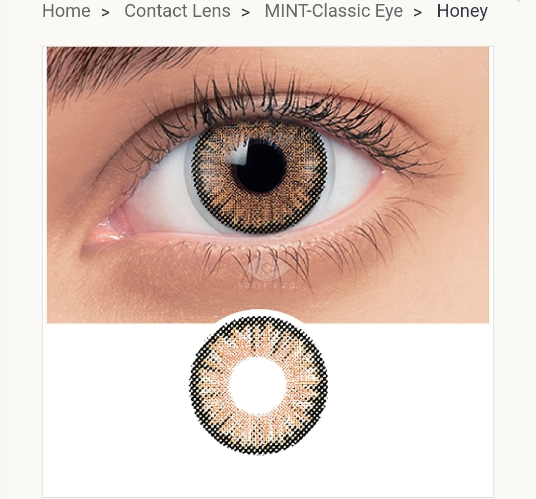 Roseé & Co. MINT-Classic Eye Contact Lenses