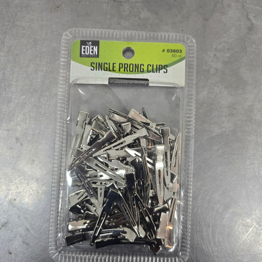 Eden single prong hair clips