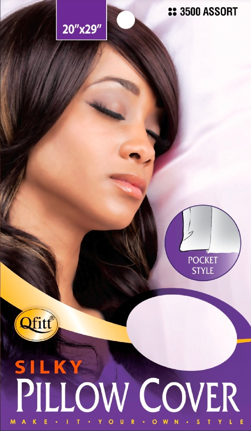 Qfitt Silky Pillow Cover Assorted Colors