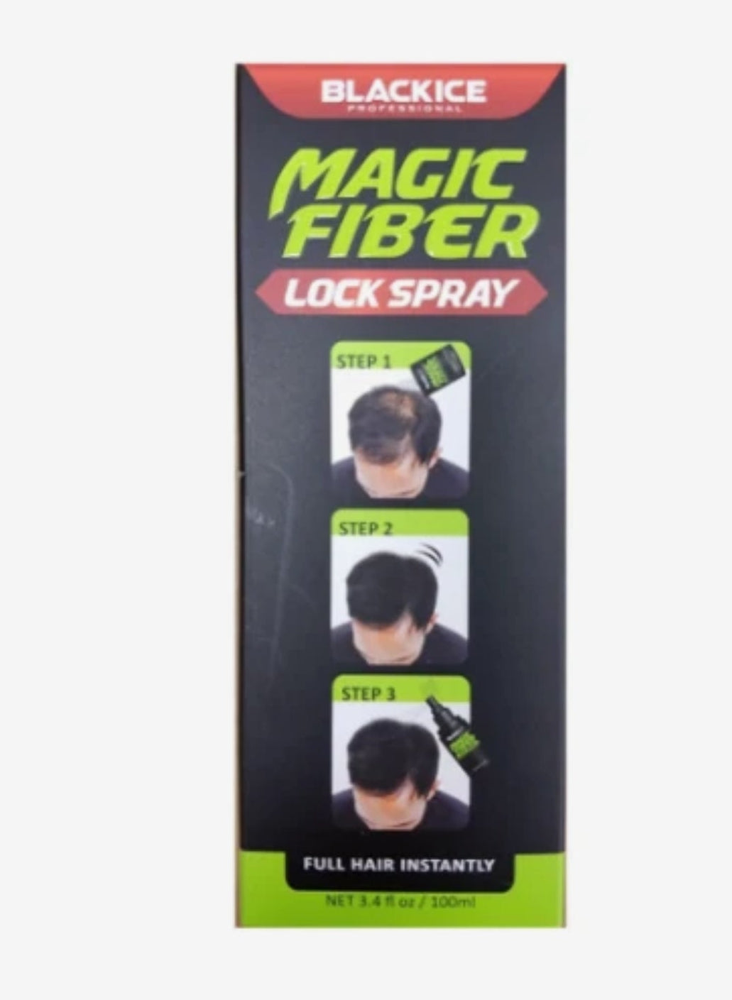 Black Ice Magic Hair Building Fibers