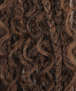 Bobbi Boss Human Hair Blend Crochet Braids Seamless Feather Crochet Deep Wave 20"(100g) Miss Orgins