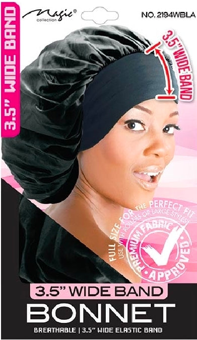 Bonnet 3.5" Wide Band Black