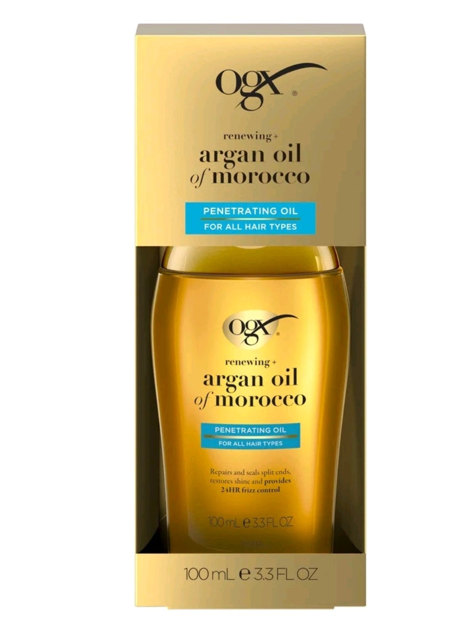 OGX Renewing + Argan Oil of Morocco Penetrating Hair Oil Treatment, 3.3 oz