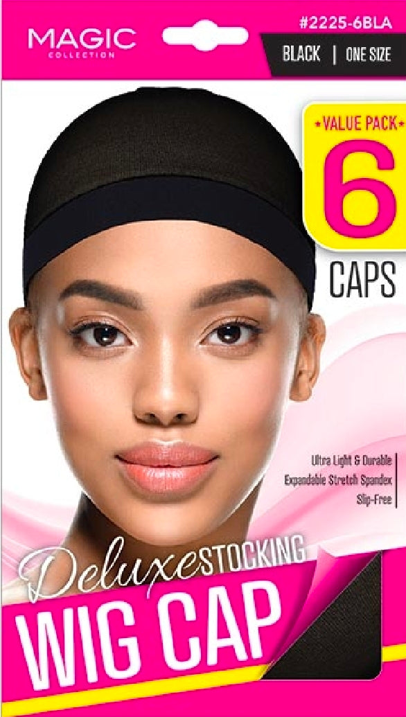 MAGIC Deluxe Stocking Wig Cap 6 Caps