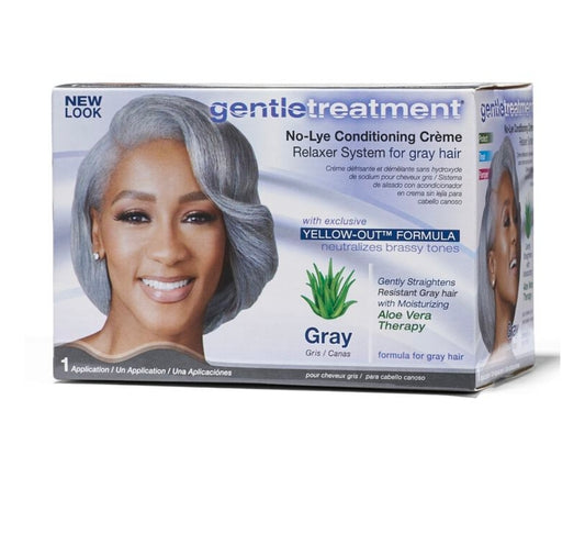 Gentle Treatment No Lye Conditioning Crème Relaxer for Gray Hair