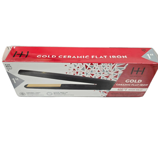 Hot & Hotter Gold Ceramic Flat Iron 1"