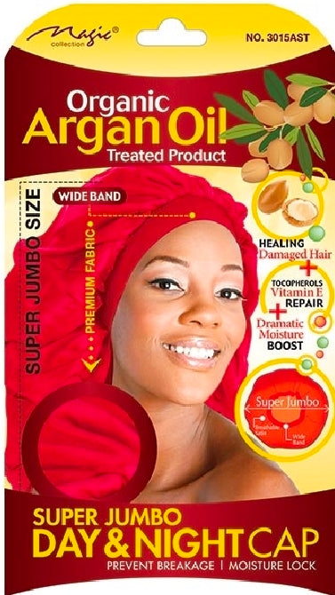 Argan Oil Jumbo Band Sleep Cap Colors