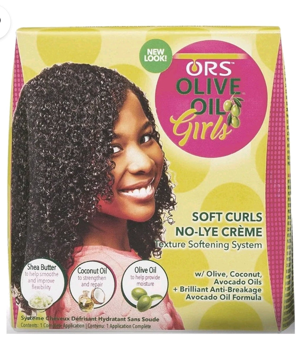 Soft Curls No-Lye Creme Texture Softening System Kit