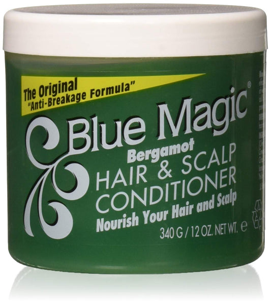 Blue Magic Conditioner, Hair & Scalp Bergamot, 12 Oz