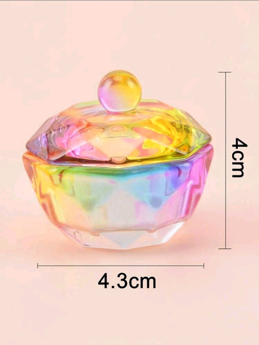 Color Block Nail Art Brush Washing Cup